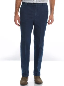 Jean droit confort ceinture élastiquée