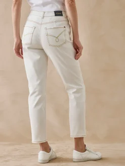 Jean 7/8ème taille haute