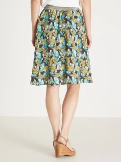 Jupe courte entièrement élastiquée