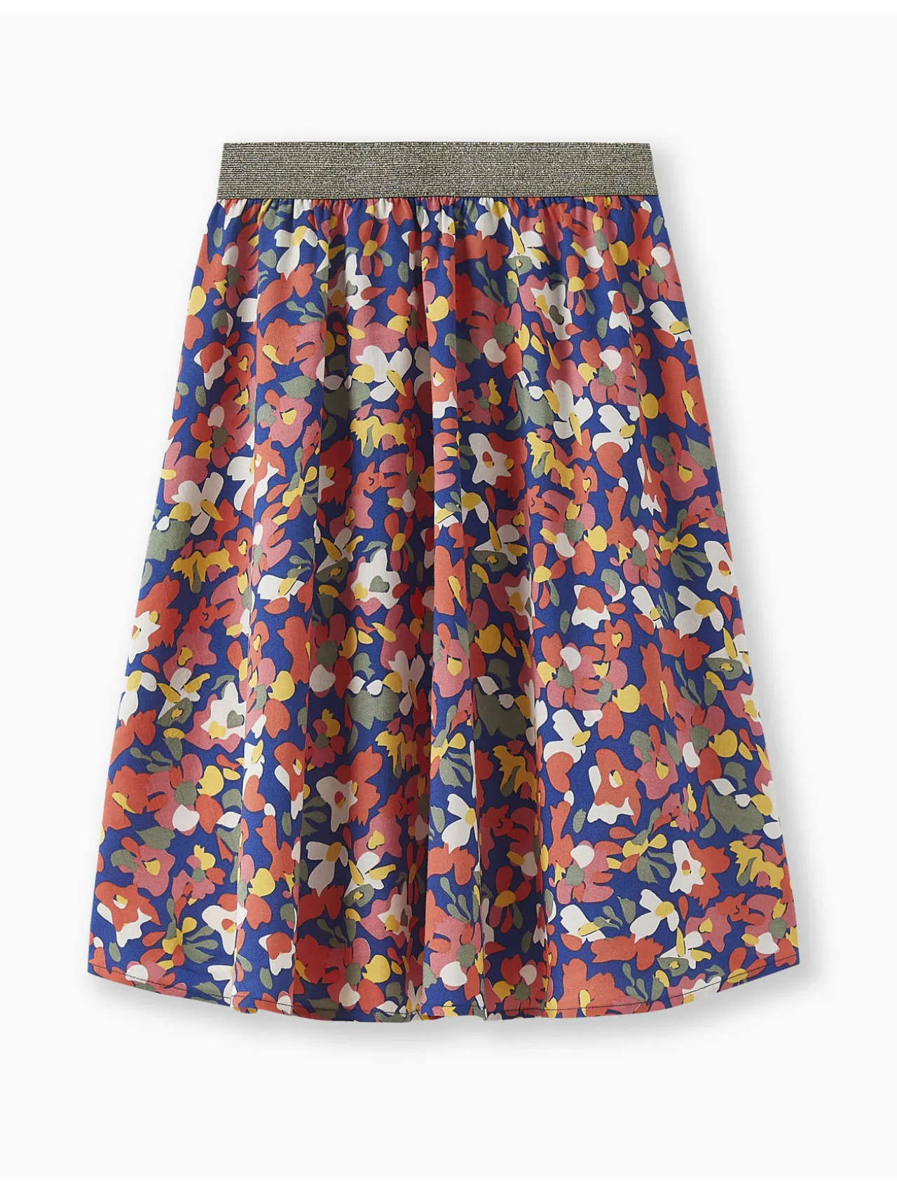 Jupe courte entièrement élastiquée