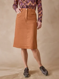 Jupe droite 5 poches