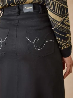 Jupe droite 5 poches