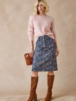 Jupe droite 5 poches