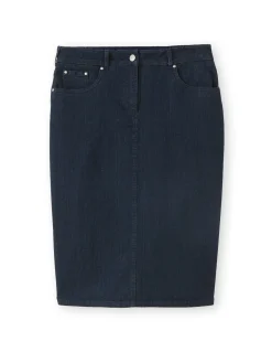 Jupe droite 5 poches extensible