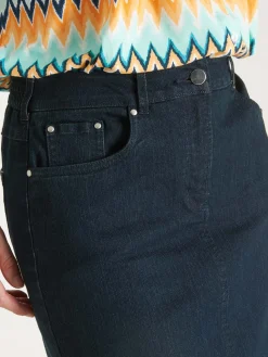 Jupe droite 5 poches extensible