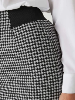 Jupe droite élastiquée