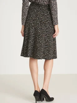 Jupe en maille, entièrement élastiquée