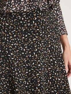 Jupe en maille, entièrement élastiquée