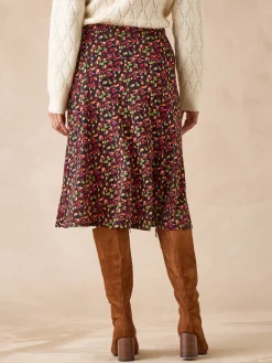 Jupe en maille, entièrement élastiquée