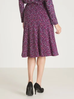 Jupe en maille, entièrement élastiquée