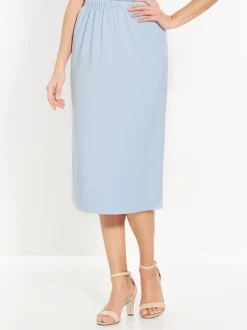 Jupe en maille vous mesurez + d'1,60m