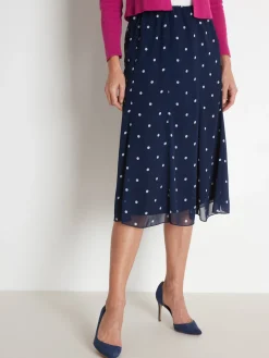 Jupe forme évasée élastiquée