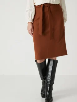 Jupe élastiquée en maille