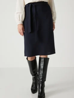 Jupe élastiquée en maille