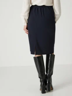 Jupe élastiquée en maille