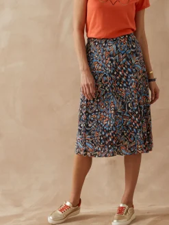 Jupe élastiquée plissé permanent