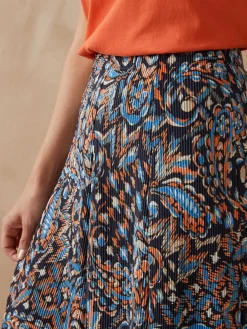 Jupe élastiquée plissé permanent