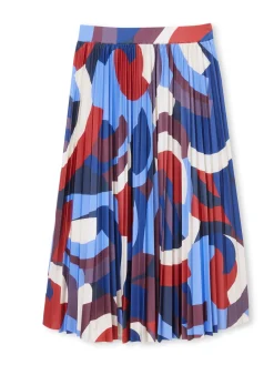 Jupe élastiquée plissé soleil