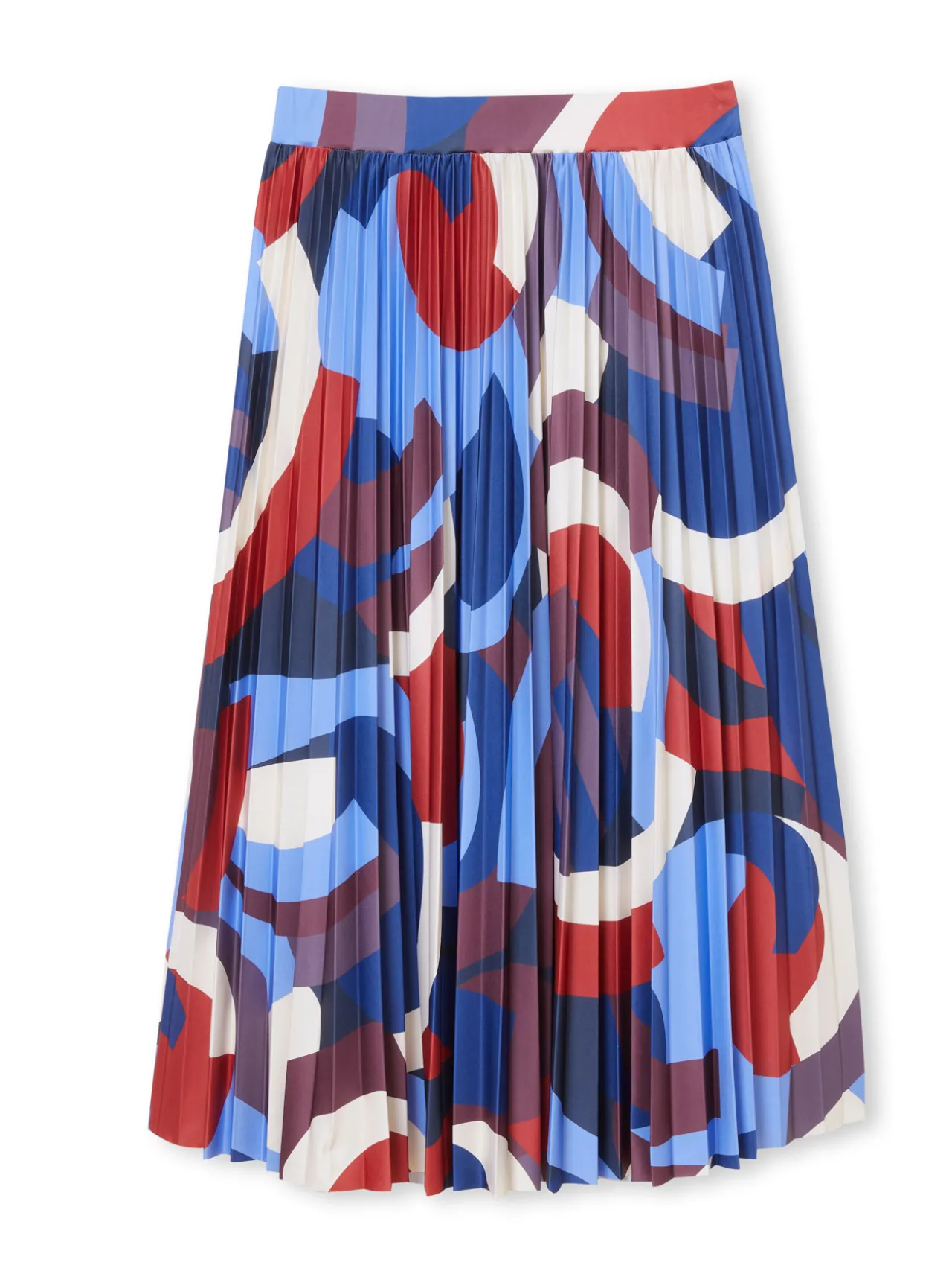 Jupe élastiquée plissé soleil