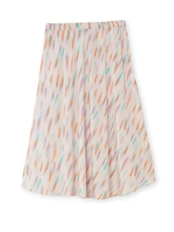 Jupe élastiquée évasée