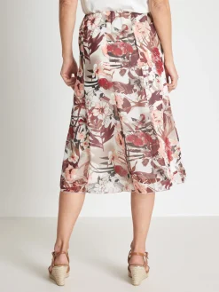 Jupe élastiquée évasée