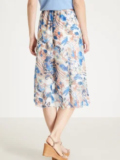 Jupe élastiquée évasée