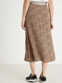 Jupe longue entièrement élastiquée