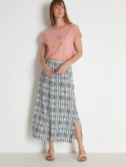 Jupe longue élastiquée 