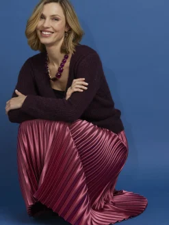 Jupe longue plissée