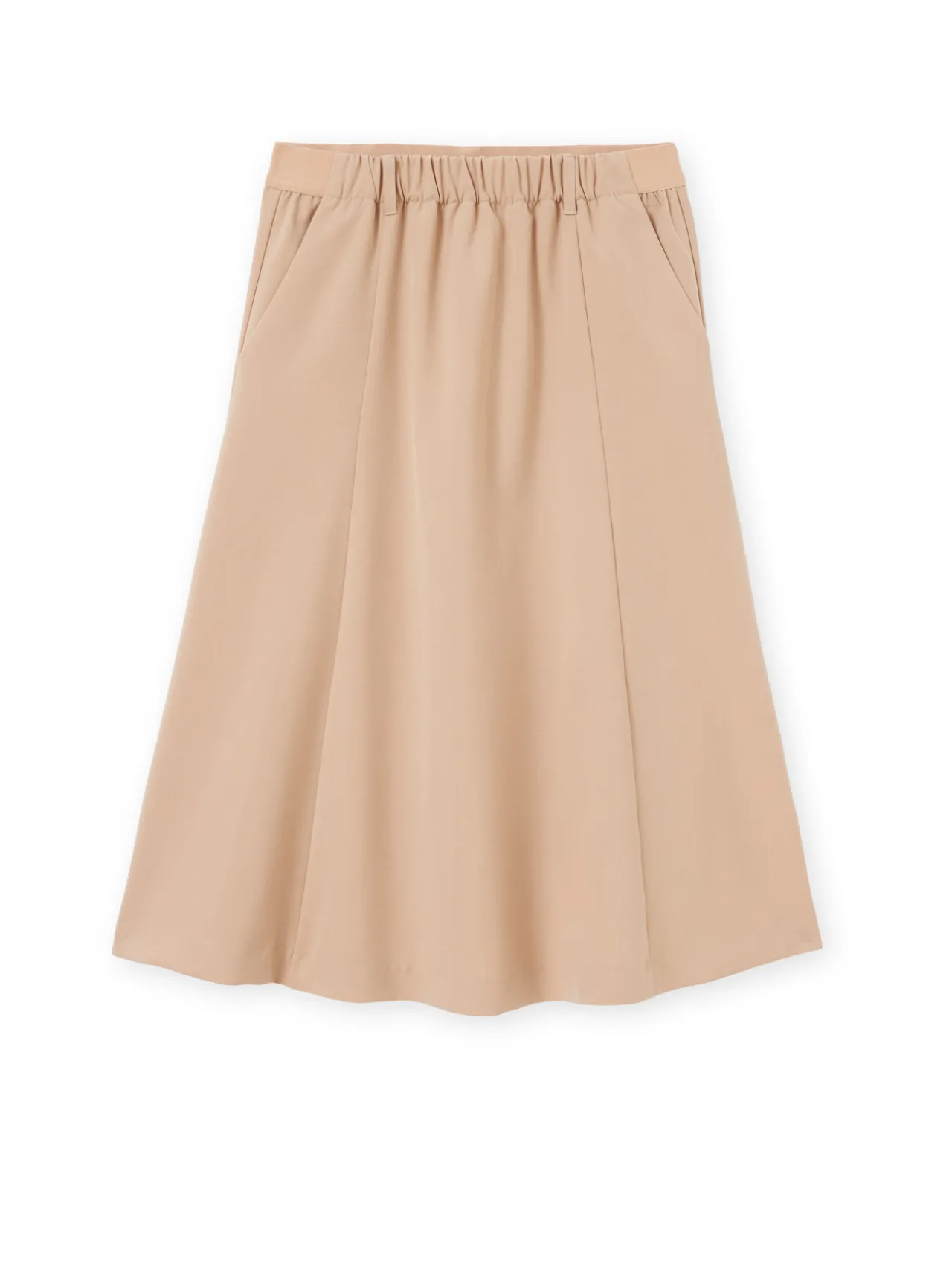 Jupe mi-longue évasée