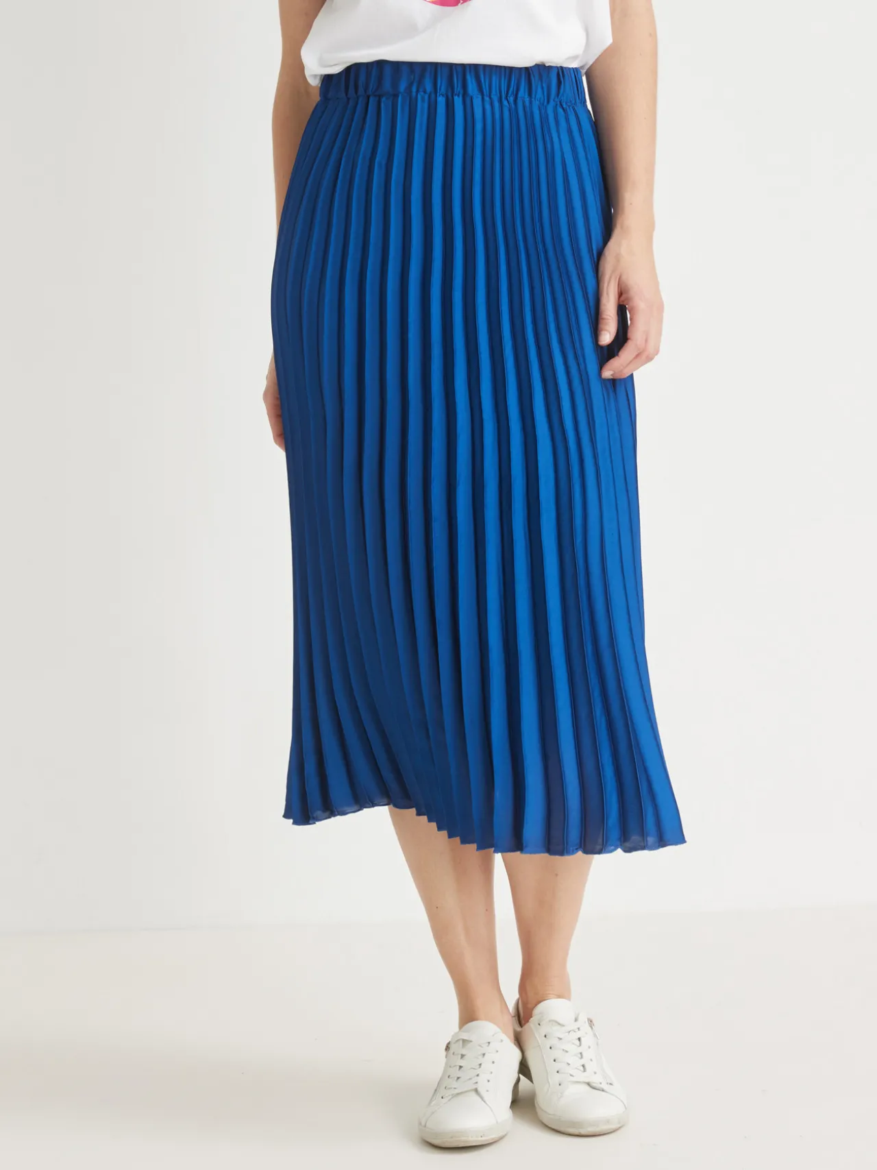 Jupe plissée soleil tout élastiquée