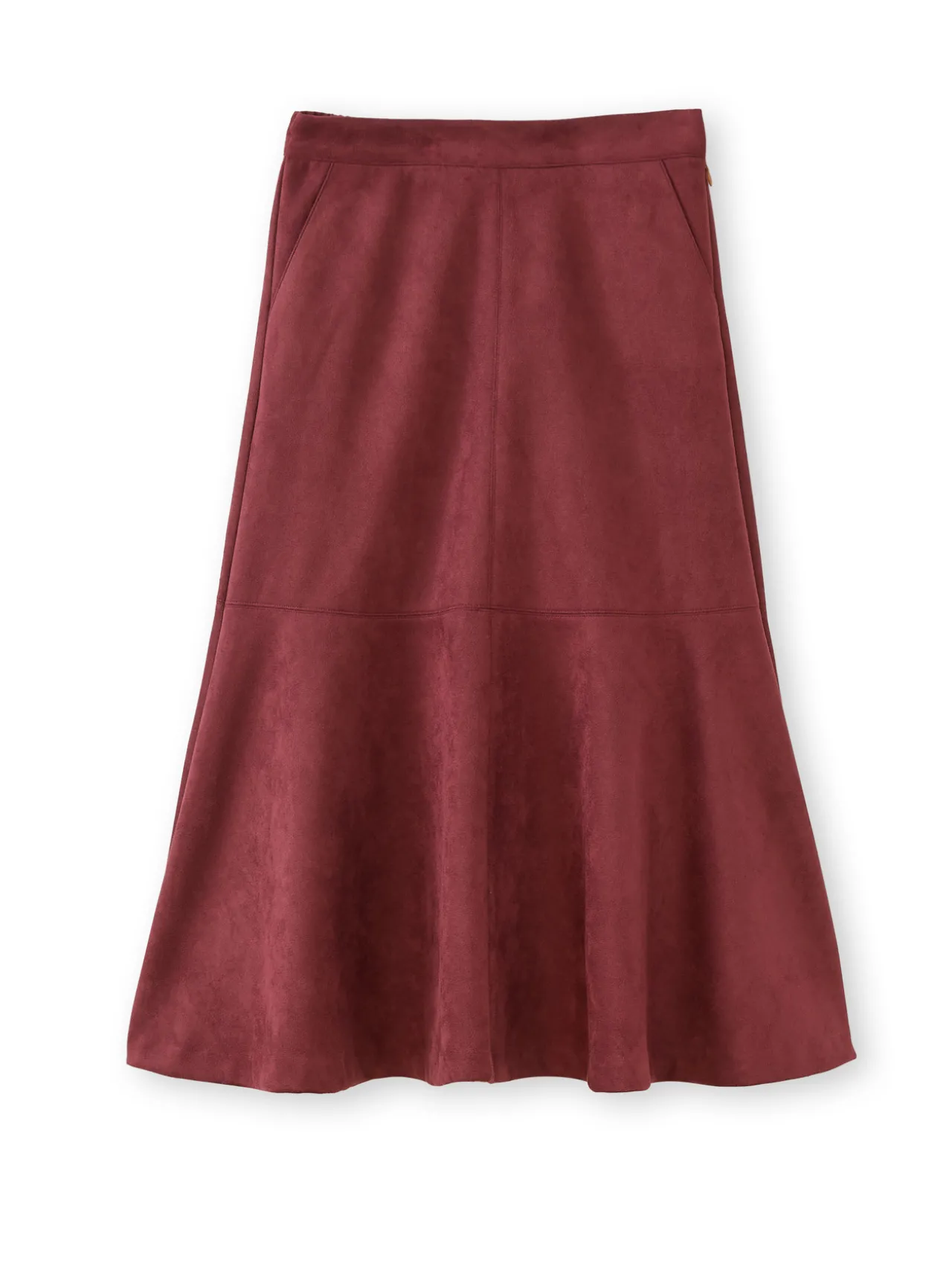 Jupe suédine élastiquée dos