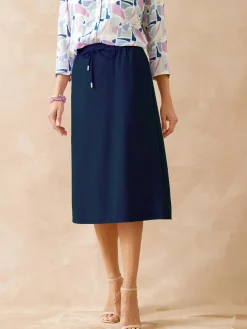 Jupe trapèze élastiquée