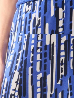 Jupe évasée en maille crêpe