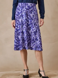 Jupe évasée en maille douce