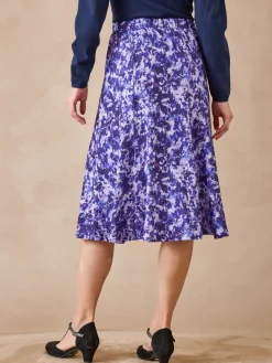 Jupe évasée en maille douce