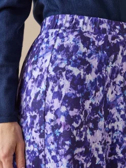 Jupe évasée en maille douce