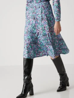 Jupe évasée en maille douce