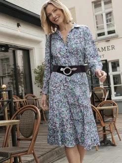 Jupe évasée en maille douce