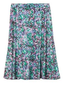 Jupe évasée en maille douce