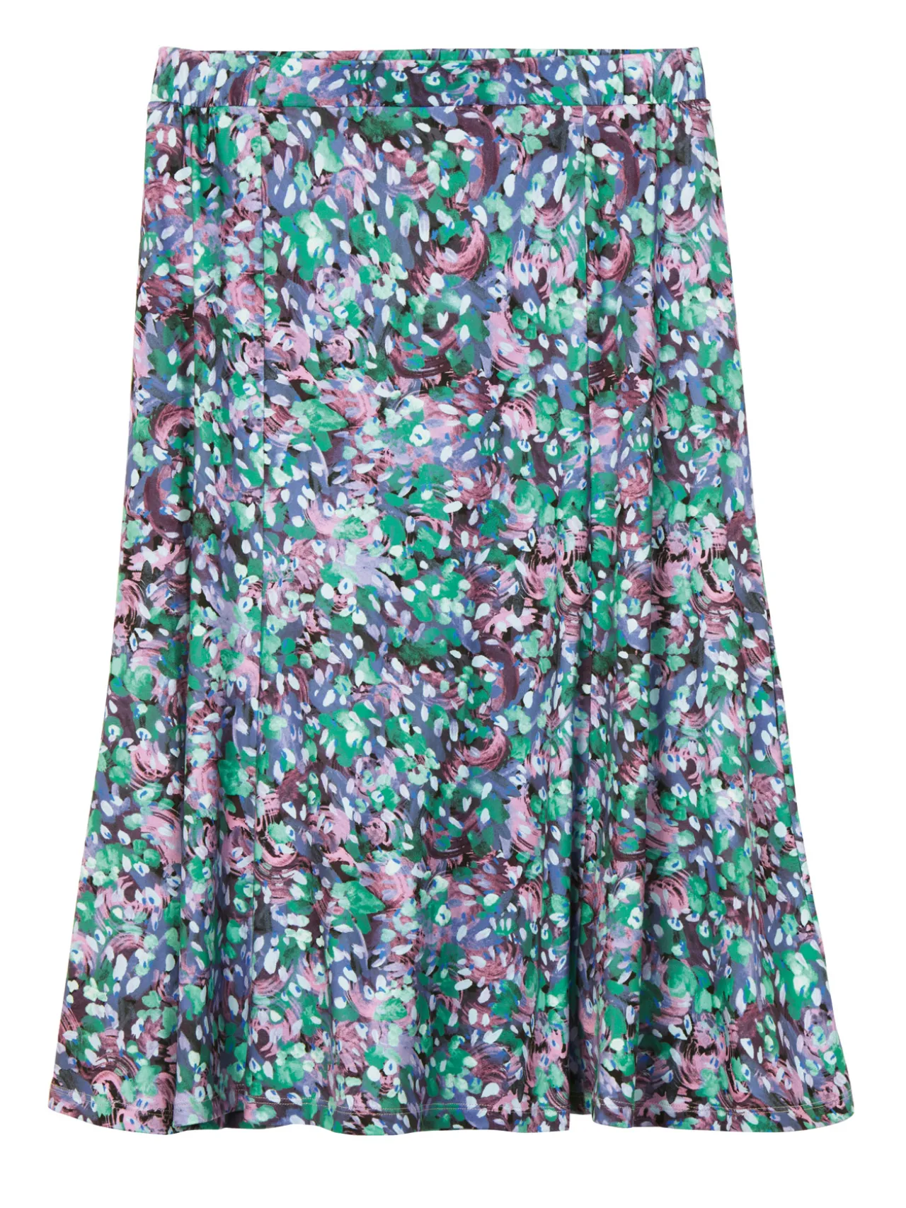 Jupe évasée en maille douce