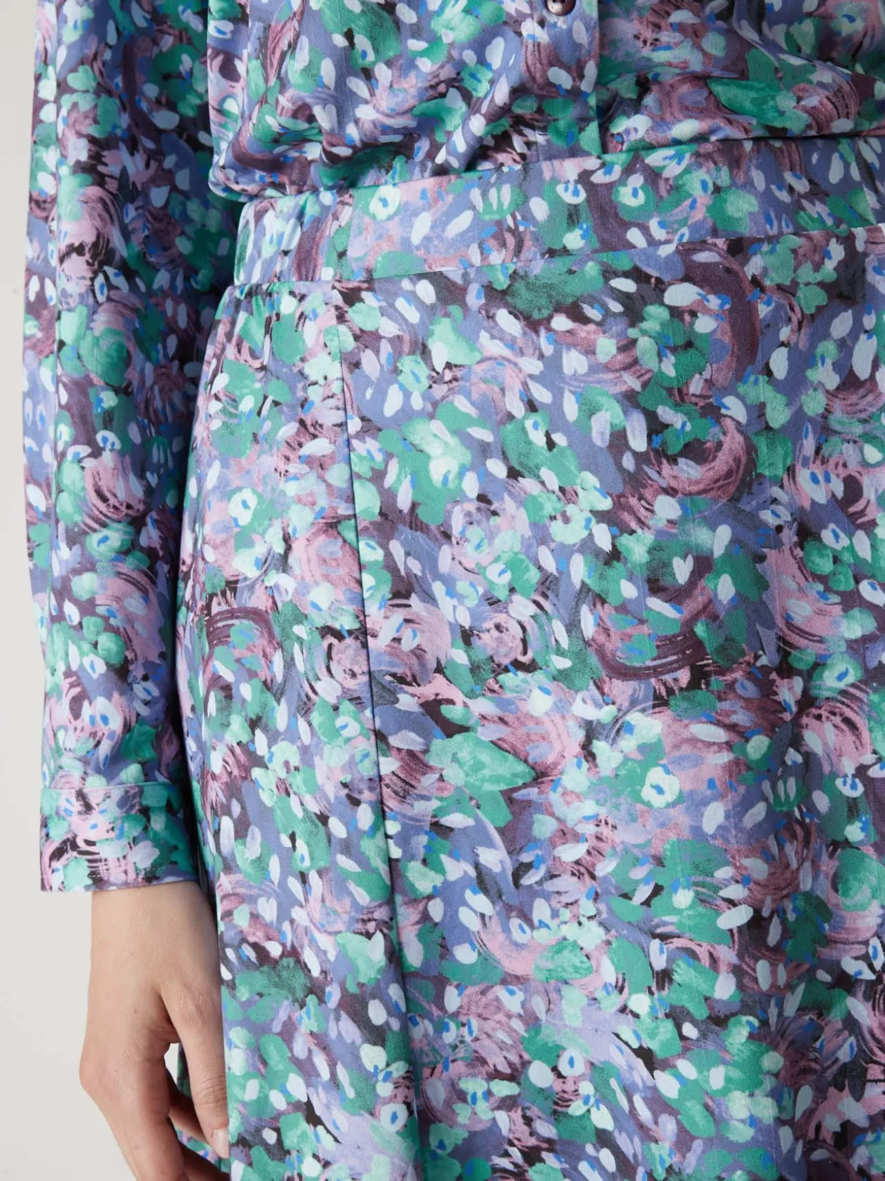 Jupe évasée en maille douce