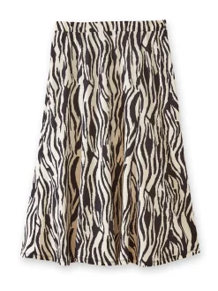 Jupe évasée en maille douce