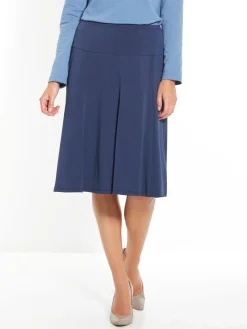 Jupe évasée entièrement élastiquée