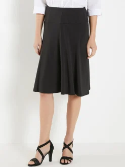 Jupe évasée entièrement élastiquée