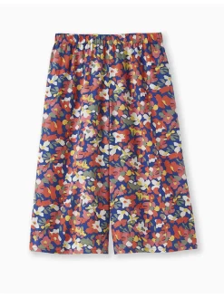 Jupe-culotte entièrement élastiquée