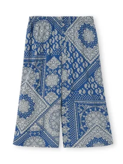 Jupe-culotte entièrement élastiquée