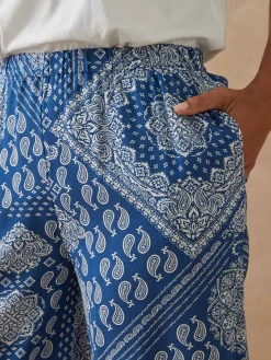 Jupe-culotte entièrement élastiquée