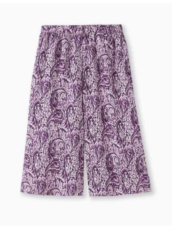 Jupe-culotte entièrement élastiquée