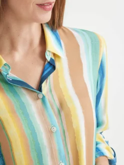 Long chemisier tunique fluide